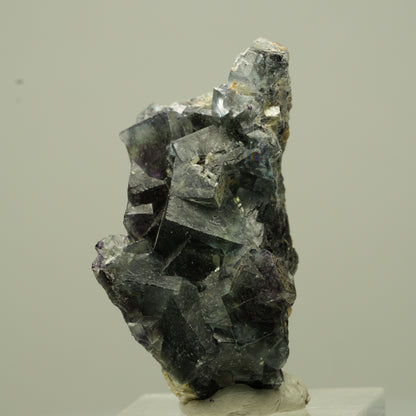 Bunte Phantom Fluorit, Schörl Turmalin, Hyalit Opal, Muskovit Erongo, Namibia 44*26*23mm #13698