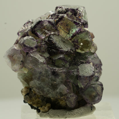 Phantom Fluorit, Schörl Turmalin, Muskovit, Rauchquarz Erongo, Namibia 34*29*20mm #13701
