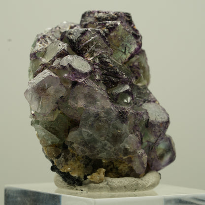 Phantom Fluorit, Schörl Turmalin, Muskovit, Rauchquarz Erongo, Namibia 34*29*20mm #13701