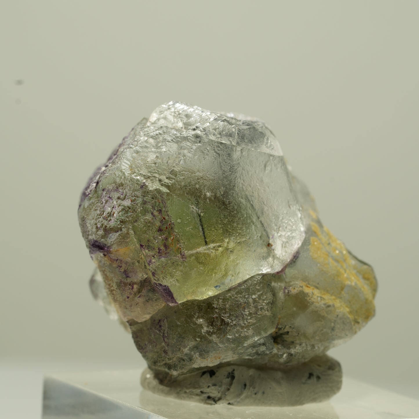 Phantom Fluorit hexagonal, Schörl Turmalin Stufe Erongo, Namibia 29*28*21mm #13702