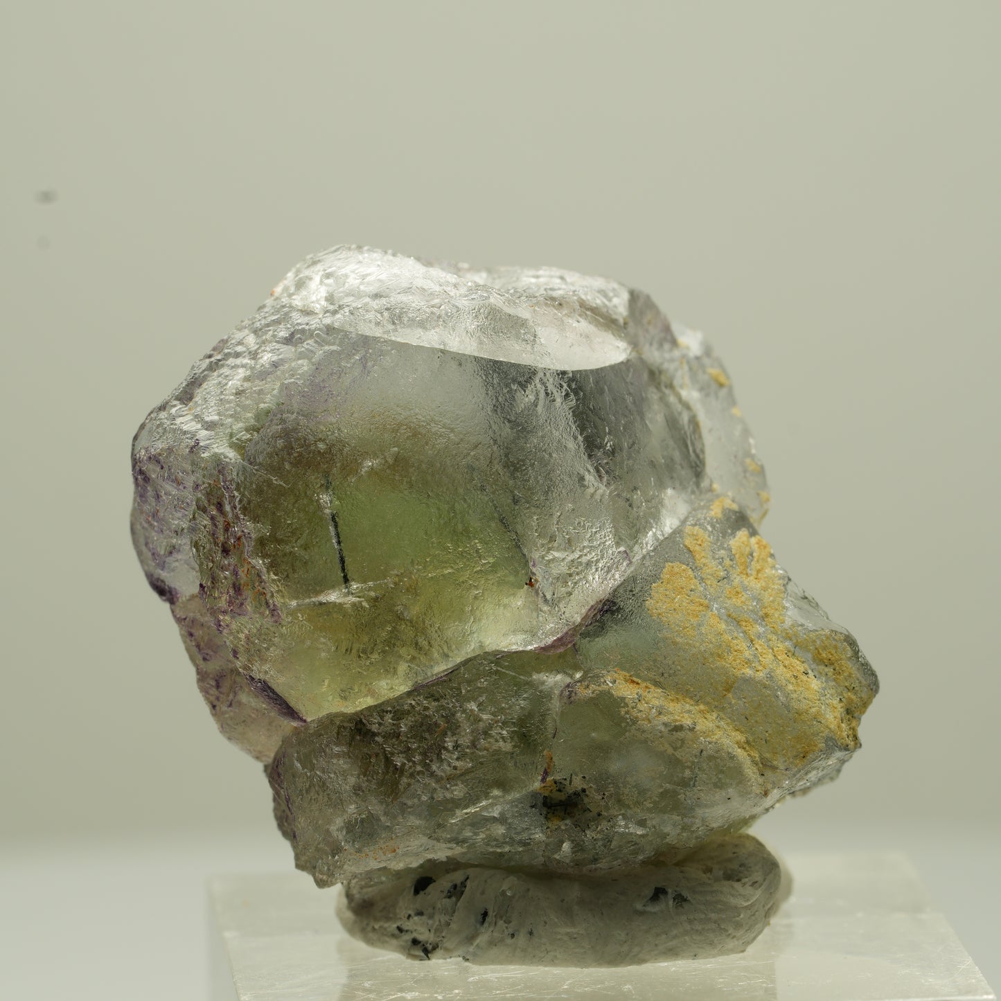 Phantom Fluorit hexagonal, Schörl Turmalin Stufe Erongo, Namibia 29*28*21mm #13702