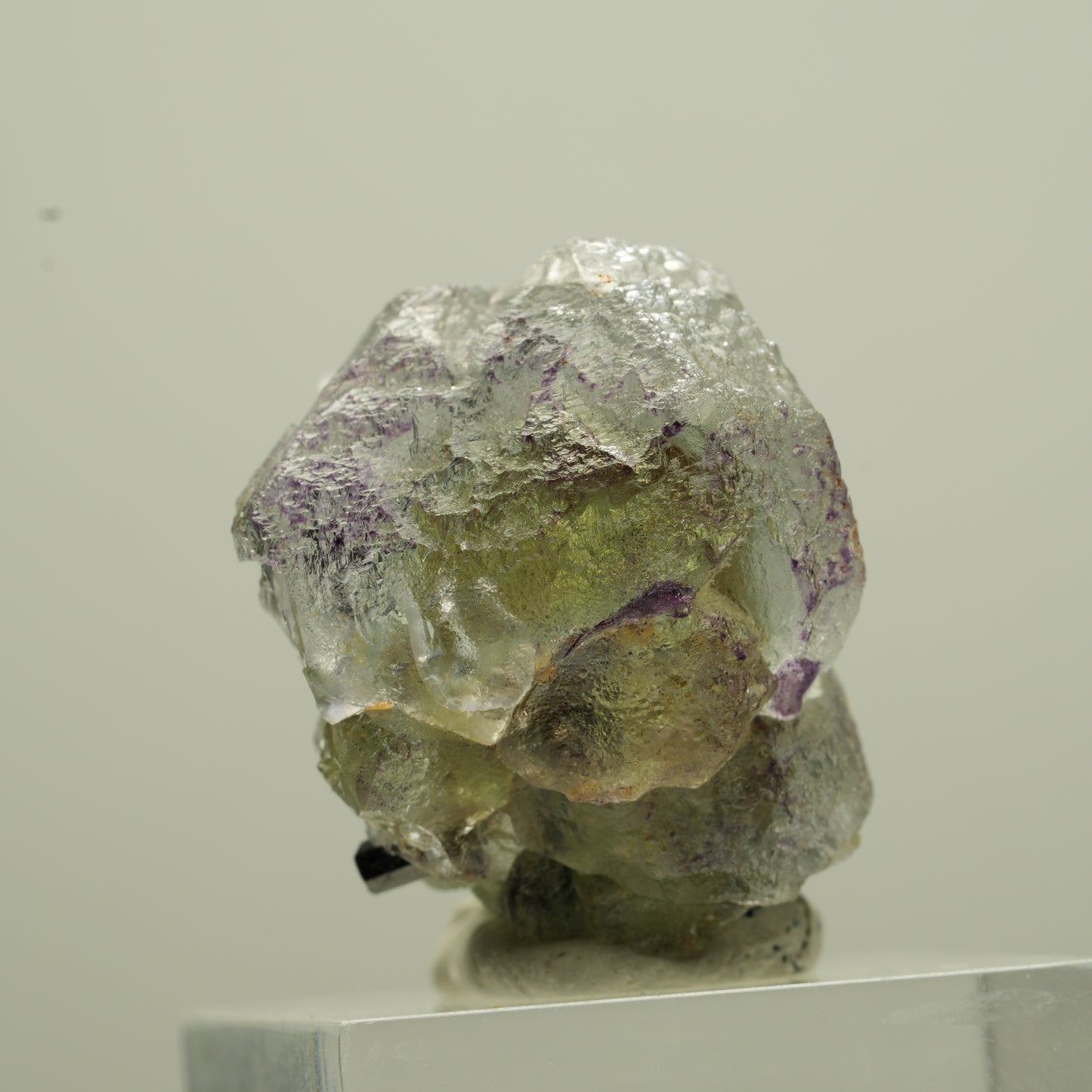 Phantom Fluorit hexagonal, Schörl Turmalin Stufe Erongo, Namibia 29*28*21mm #13702