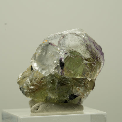 Phantom Fluorit hexagonal, Schörl Turmalin Stufe Erongo, Namibia 29*28*21mm #13702