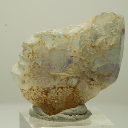 Seltene Phantom Fluorit Stufe, grün lila Omehane, Namibia 46*31*14mm #13707