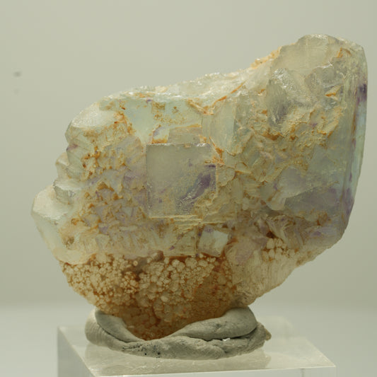 Rare Phantom Fluorite, green-purple Omehane, Namibia 46*31*14mm #13707