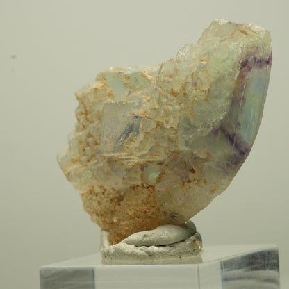 Seltene Phantom Fluorit Stufe, grün lila Omehane, Namibia 46*31*14mm #13707