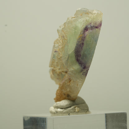 Seltene Phantom Fluorit Stufe, grün lila Omehane, Namibia 46*31*14mm #13707