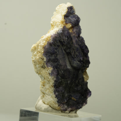 Seltene Phantom Fluorit Würfel, Muskovit Stufe Erongo, Namibia 54*30*18mm #13709