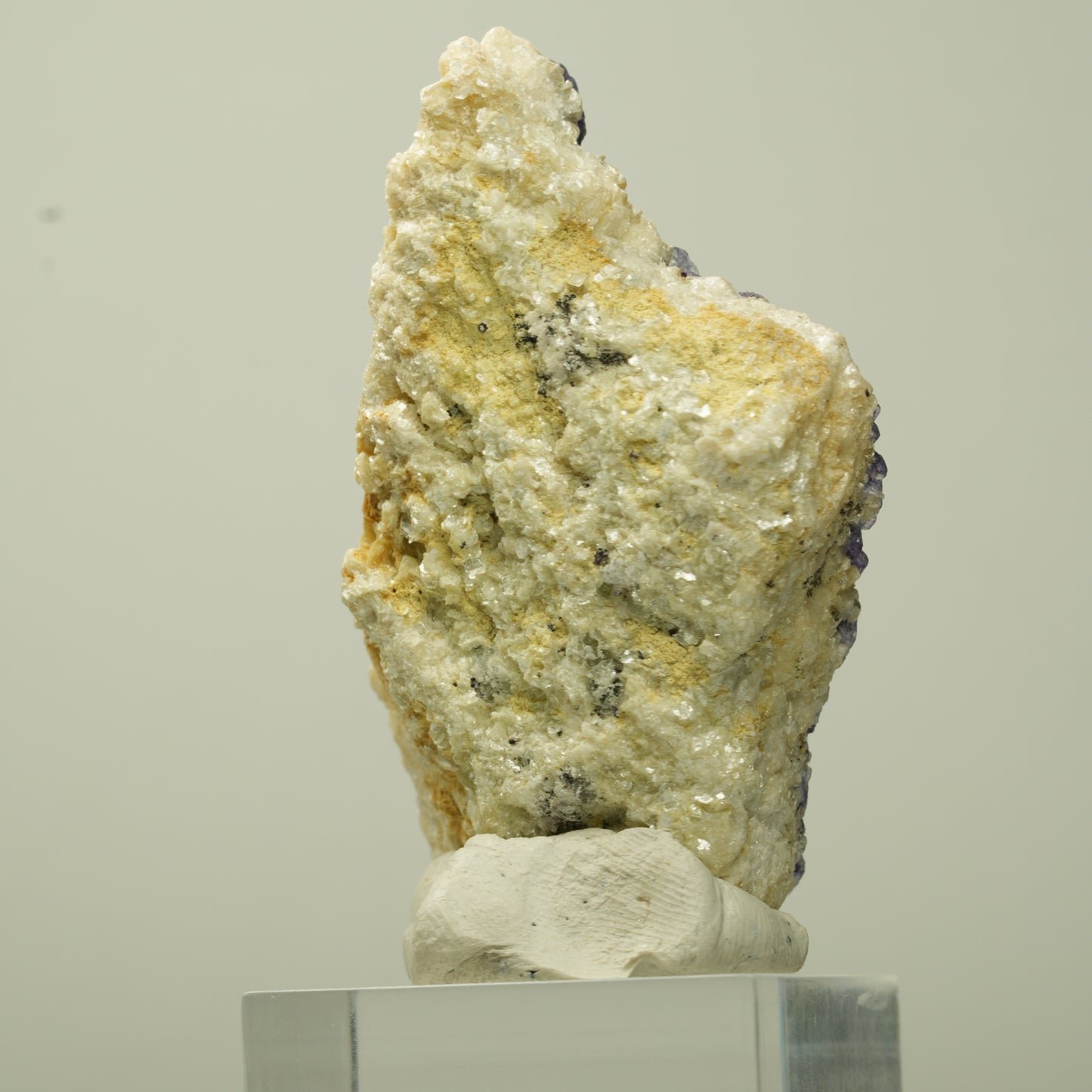 Seltene Phantom Fluorit Würfel, Muskovit Stufe Erongo, Namibia 54*30*18mm #13709
