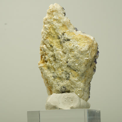 Seltene Phantom Fluorit Würfel, Muskovit Stufe Erongo, Namibia 54*30*18mm #13709