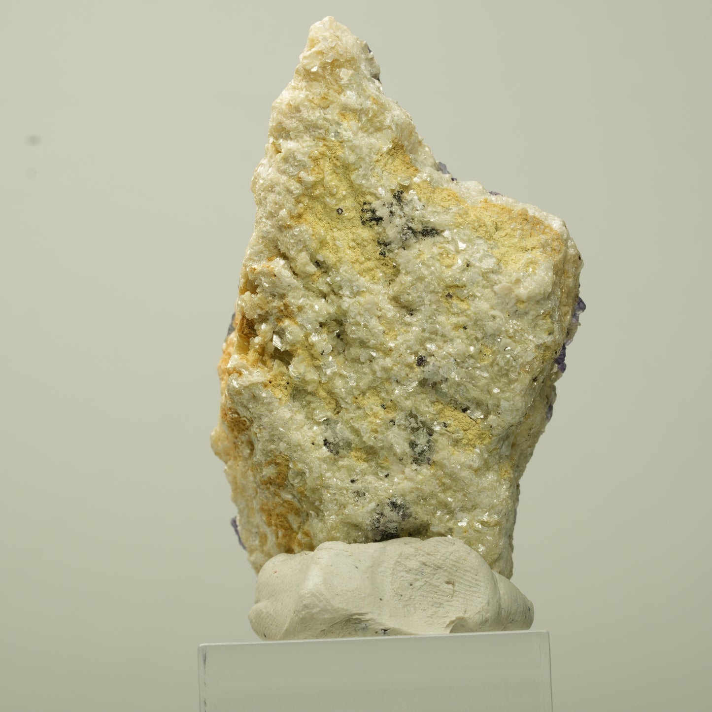 Seltene Phantom Fluorit Würfel, Muskovit Stufe Erongo, Namibia 54*30*18mm #13709
