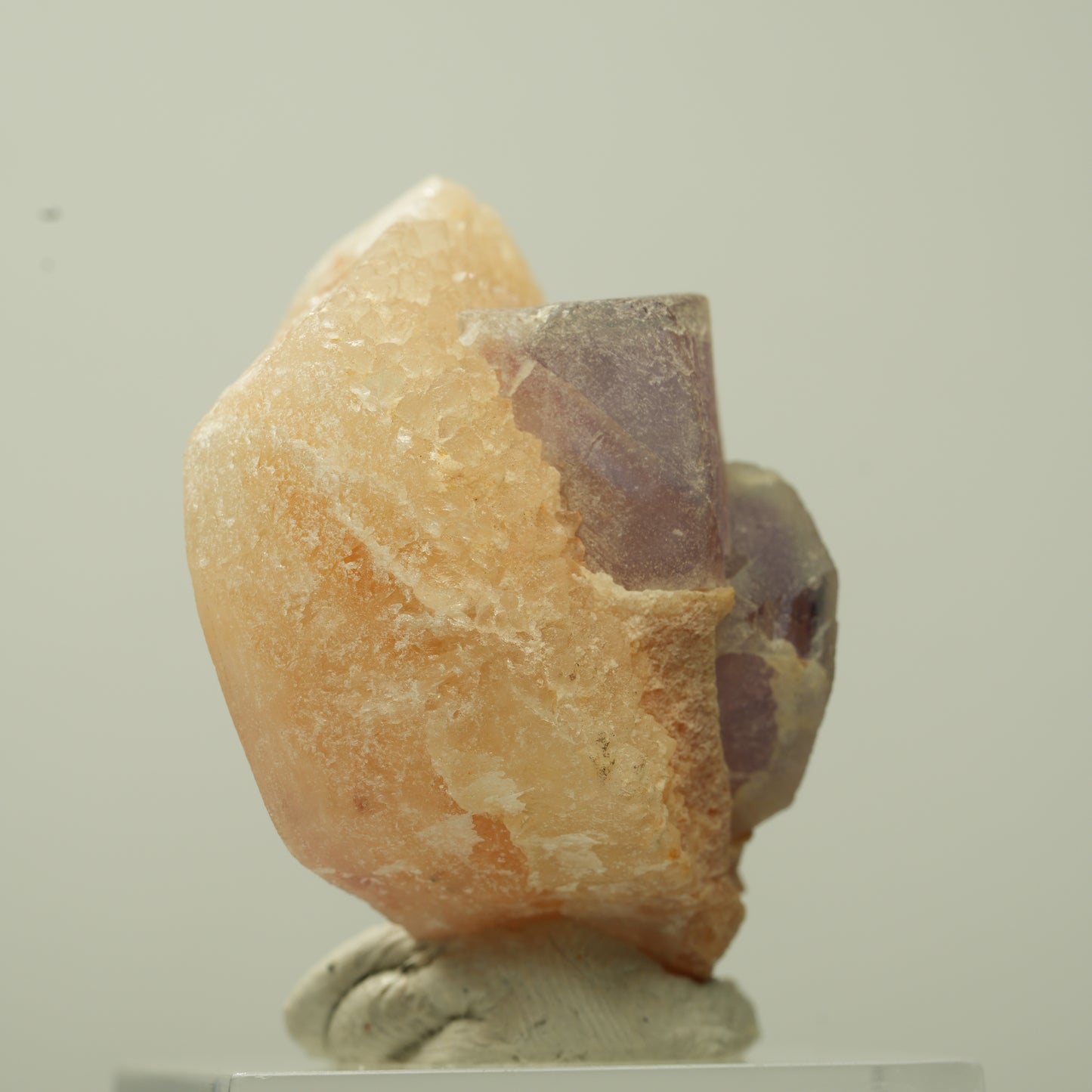 Schöne Phantom Fluorit Würfel auf Quarz Stufe Omehane, Namibia 35*33*19mm #13713