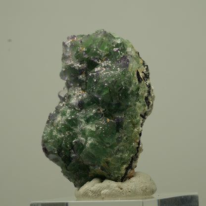 Phantom Fluorit Würfel, Schörl Turmalin, Muskovit Erongo, Namibia 39*34*20mm #13720