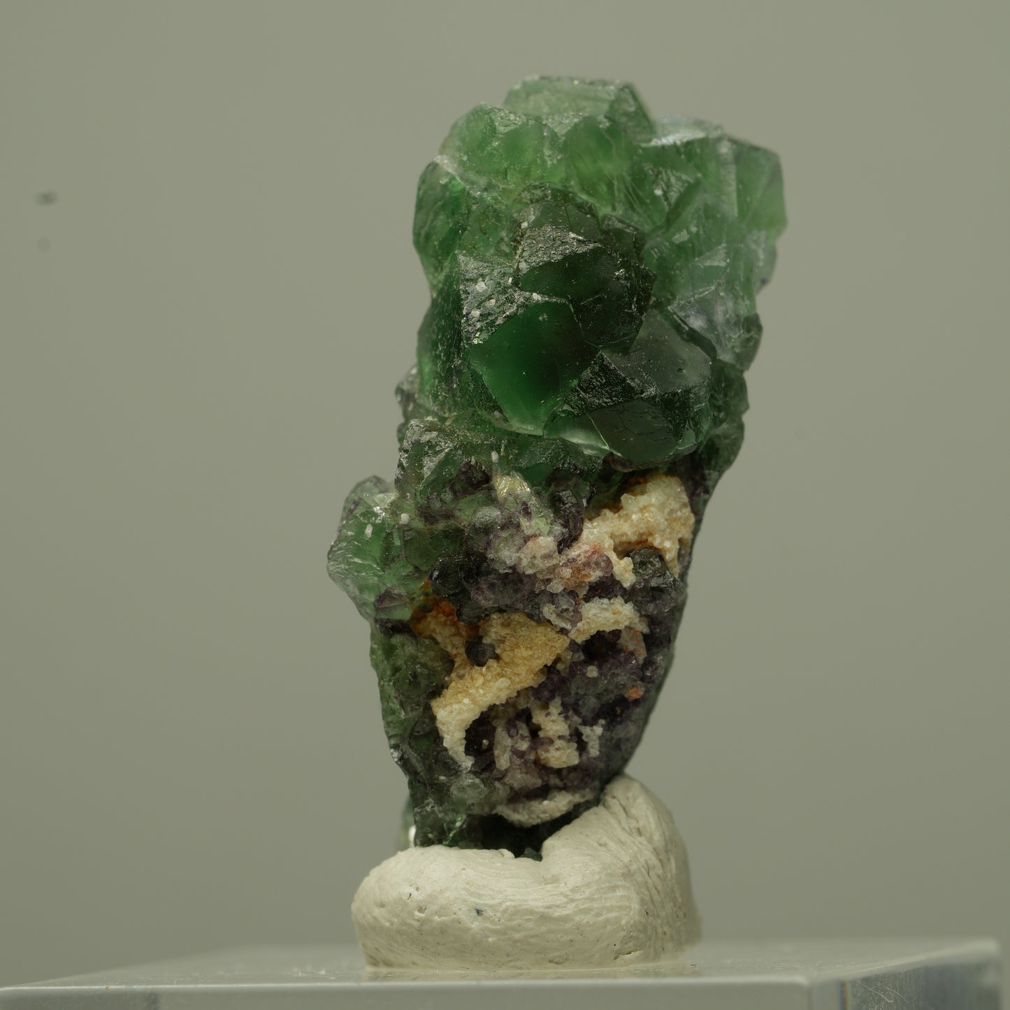 Phantom Fluorit Würfel, Schörl Turmalin, Muskovit Erongo, Namibia 32*17*13mm #13727