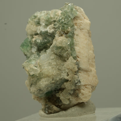 Seltene Phantom Fluorit, Orthoklas, Hyalit Opal Stufe Erongo, Namibia 34*24*18mm #13728
