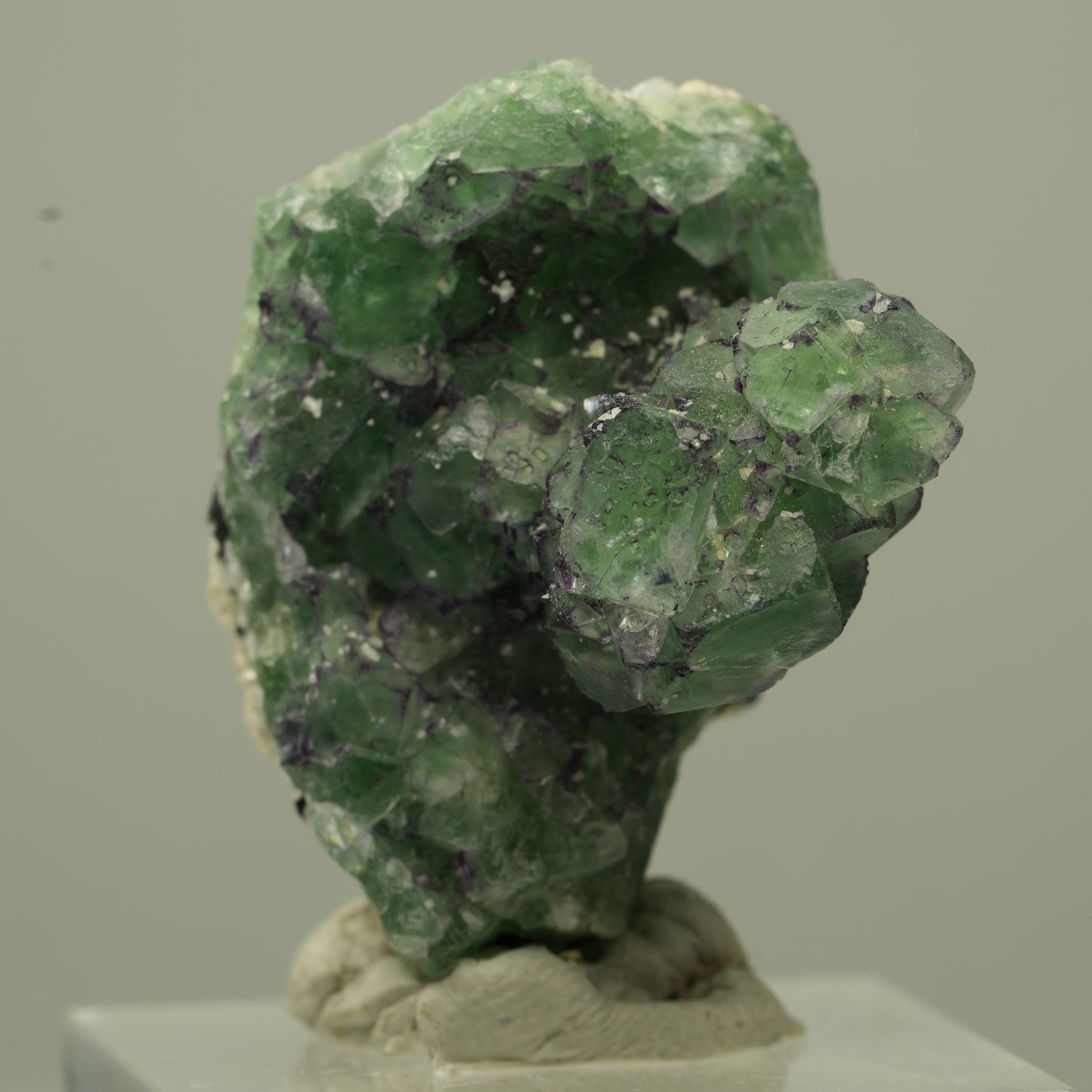 Phantom Fluorit Würfel, Schörl Turmalin, Muskovit Erongo, Namibia 33*24*23mm #13730