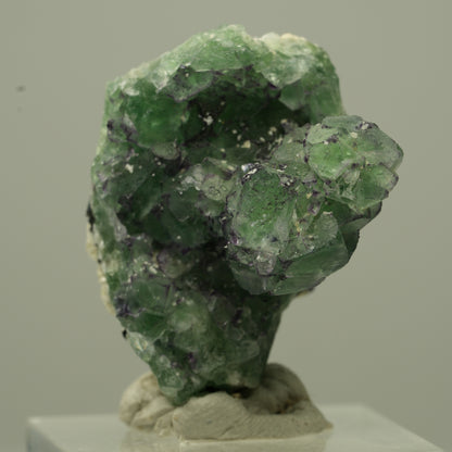 Phantom Fluorit Würfel, Schörl Turmalin, Muskovit Erongo, Namibia 33*24*23mm #13730
