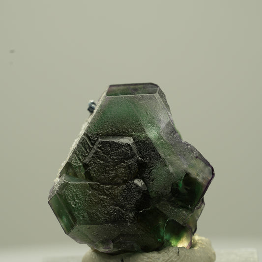 Phantom Fluorit hexagonal, Schörl Turmalin, Muskovit, Hyalit Erongo, Namibia 24*22*19mm #13734
