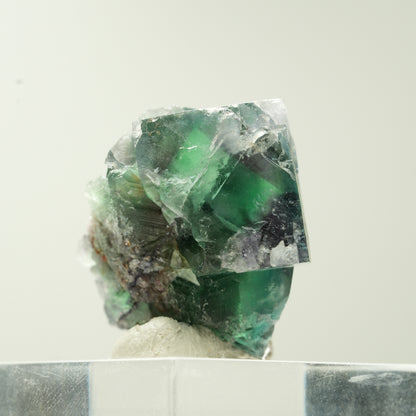 Seltene Phantom Fluorit Würfel Stufe, grün lila Erongo, Namibia 29*23*19mm #13735