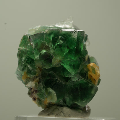 Seltene Phantom Fluorit Würfel, Muskovit Stufe Erongo, Namibia 37*30*29mm #13738