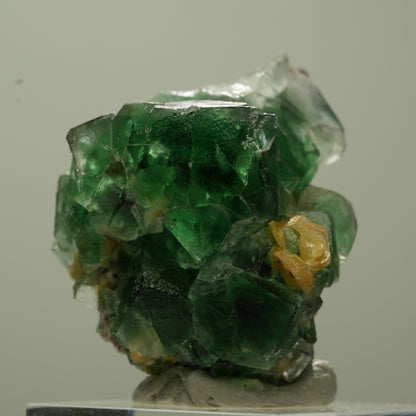 Seltene Phantom Fluorit Würfel, Muskovit Stufe Erongo, Namibia 37*30*29mm #13738