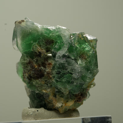 Seltene Phantom Fluorit Würfel, Muskovit Stufe Erongo, Namibia 37*30*29mm #13738