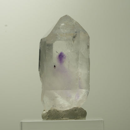Klare Phantom Amethyst Doppelender Spitze Streep Mine, Goboboseb, Namibia 38*19*15mm #13741