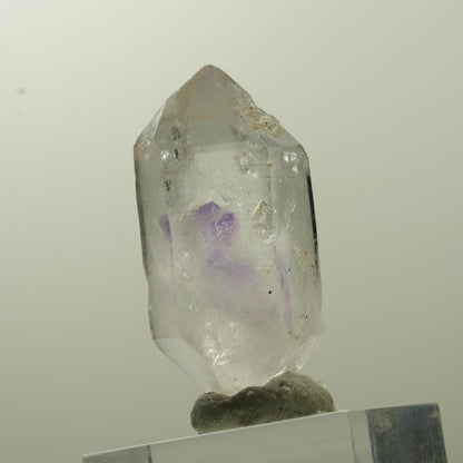 Klare Phantom Amethyst Doppelender Spitze Streep Mine, Goboboseb, Namibia 38*19*15mm #13741