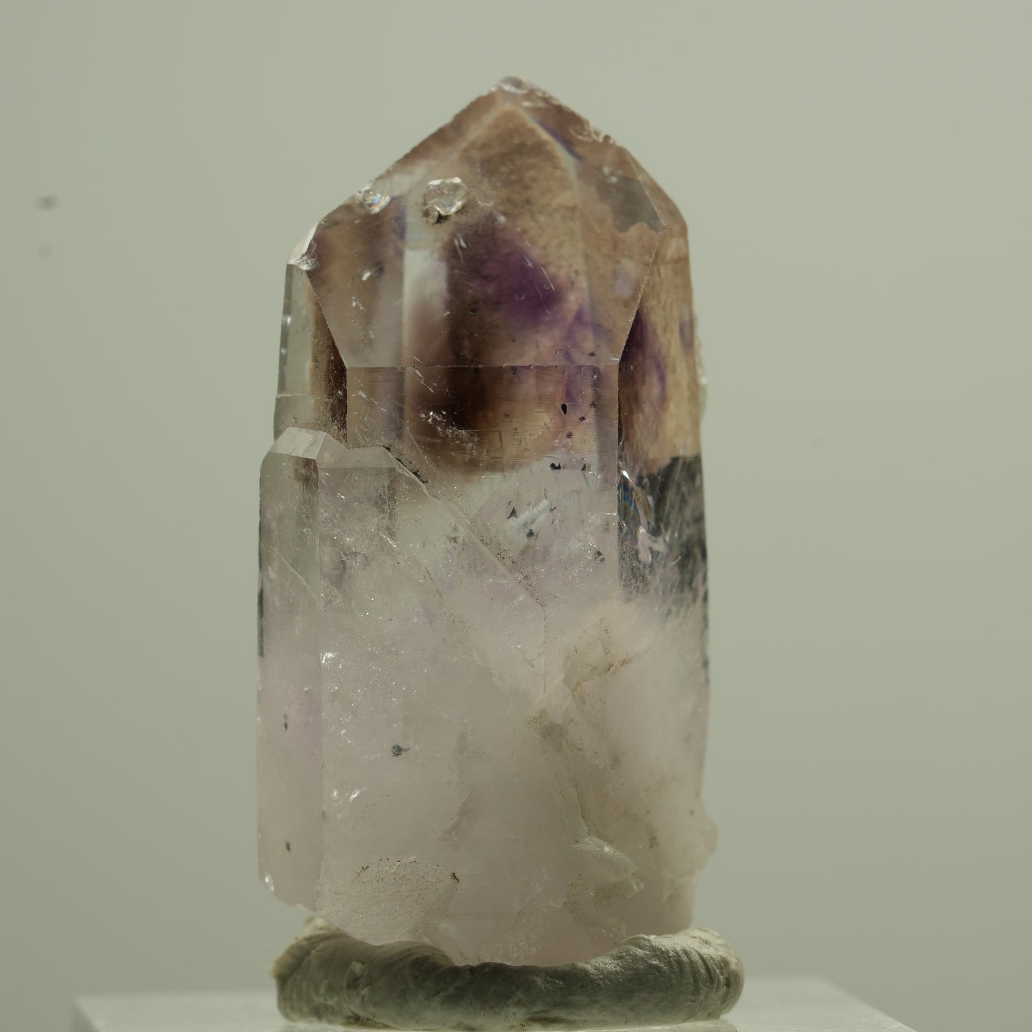 Seltene Phantom Amethyst, Analcim Spitze Streep Mine, Goboboseb, Namibia 35*18*15mm #13742