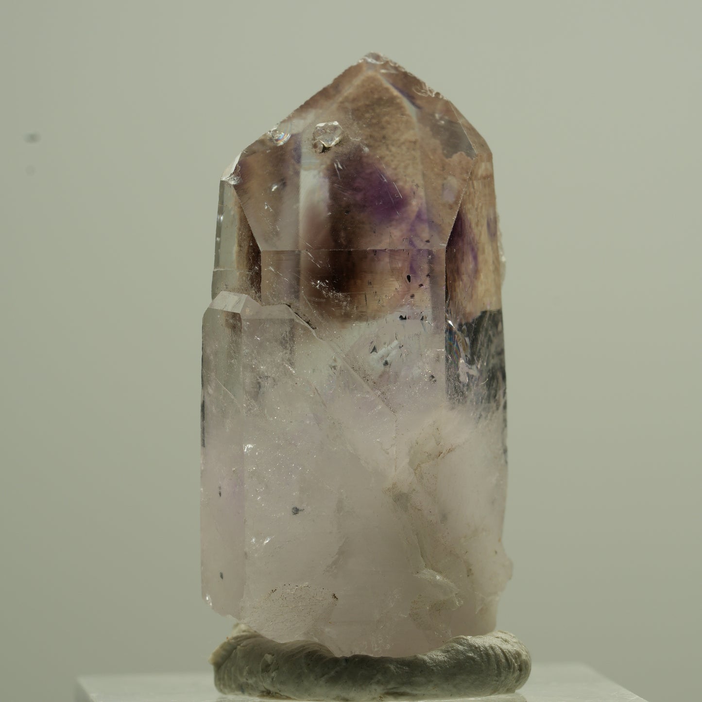 Seltene Phantom Amethyst, Analcim Spitze Streep Mine, Goboboseb, Namibia 35*18*15mm #13742