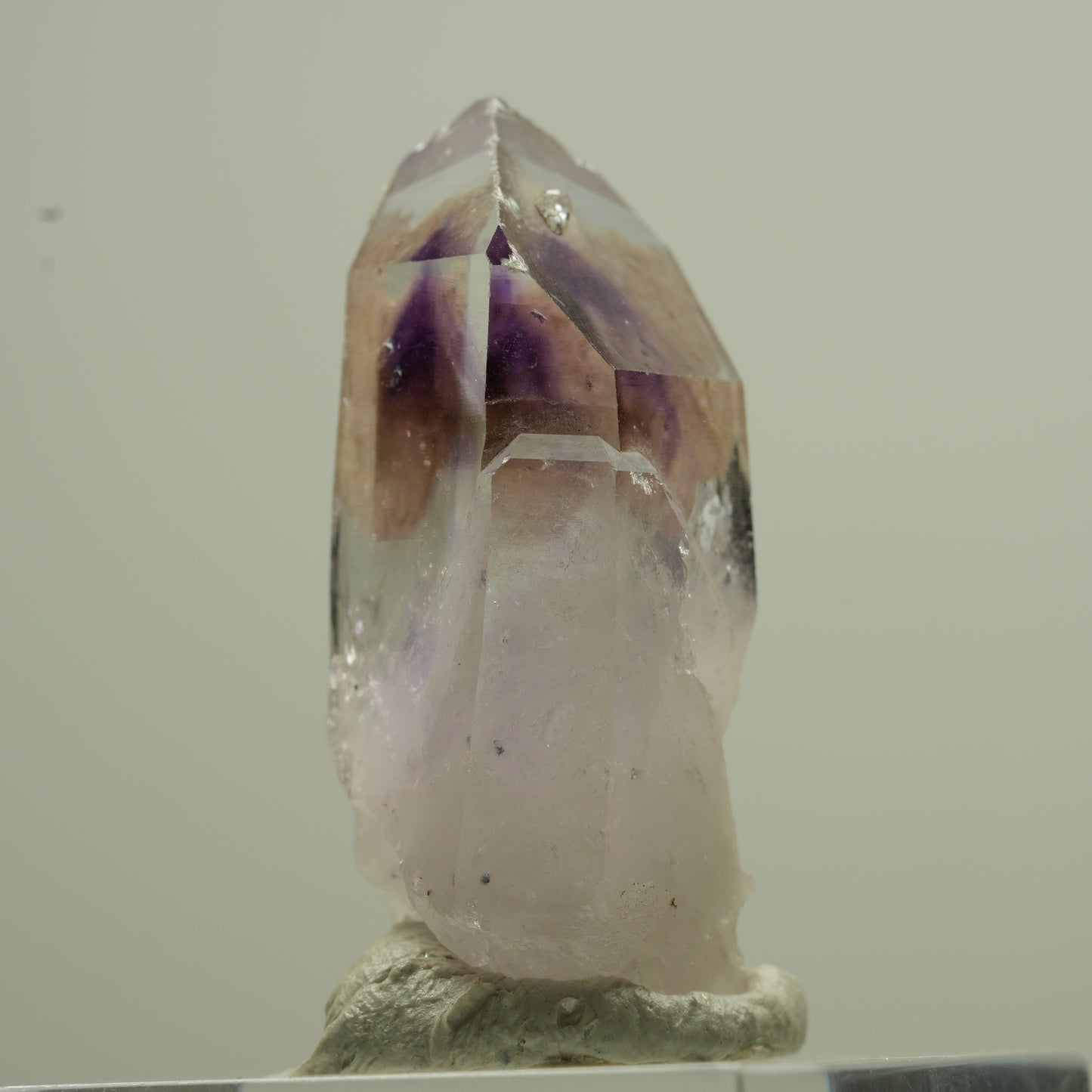 Seltene Phantom Amethyst, Analcim Spitze Streep Mine, Goboboseb, Namibia 35*18*15mm #13742