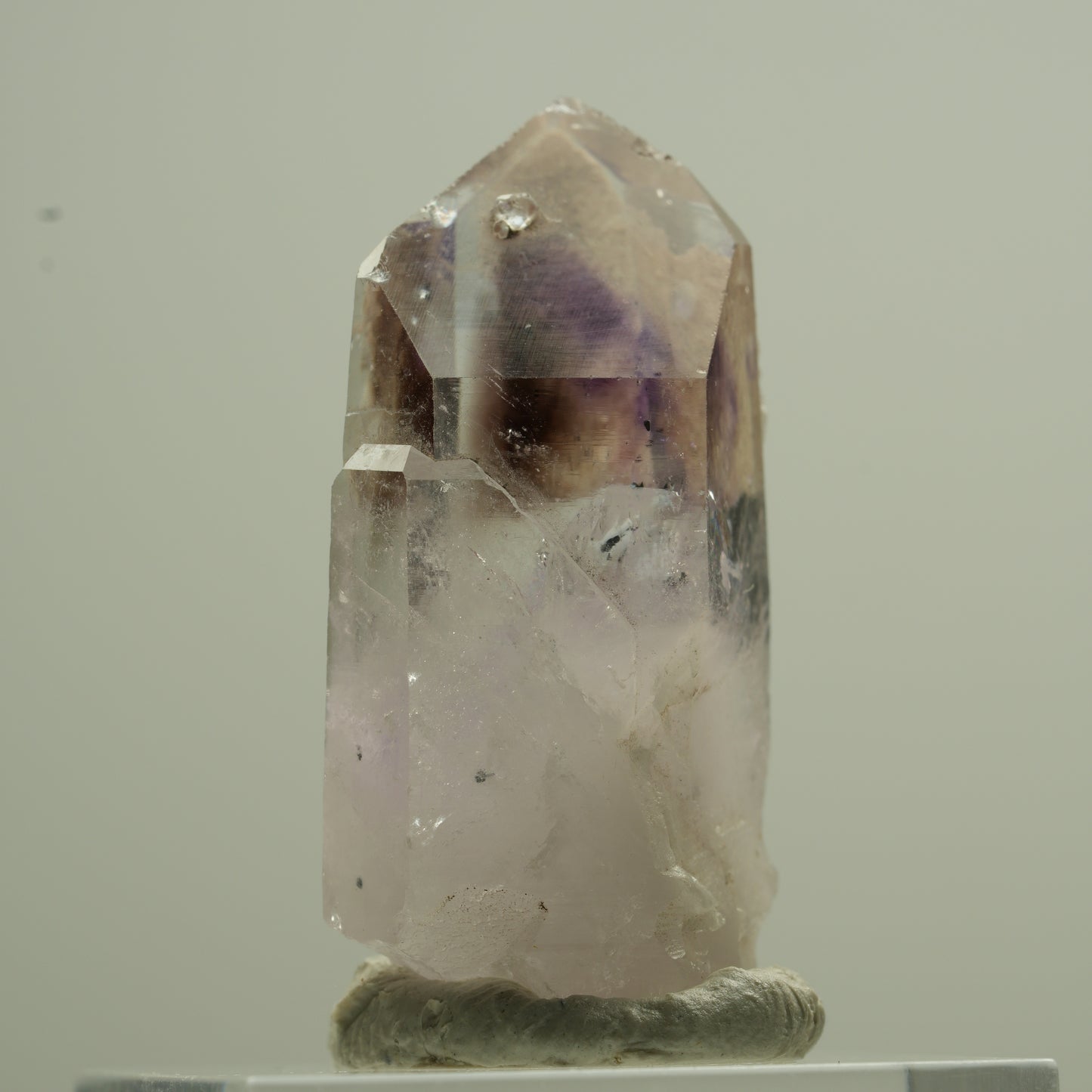 Seltene Phantom Amethyst, Analcim Spitze Streep Mine, Goboboseb, Namibia 35*18*15mm #13742