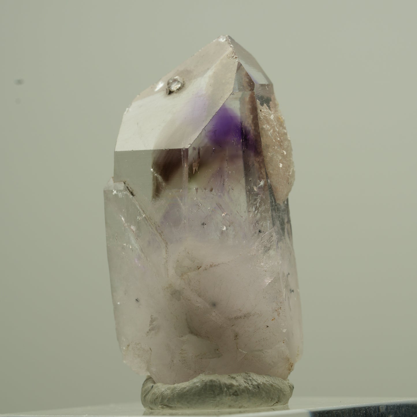 Seltene Phantom Amethyst, Analcim Spitze Streep Mine, Goboboseb, Namibia 35*18*15mm #13742