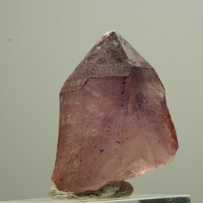 Seltene Phantom Amethyst Zepter mit Eisen Spitze Goboboseb, Namibia 18*13*12mm #13744