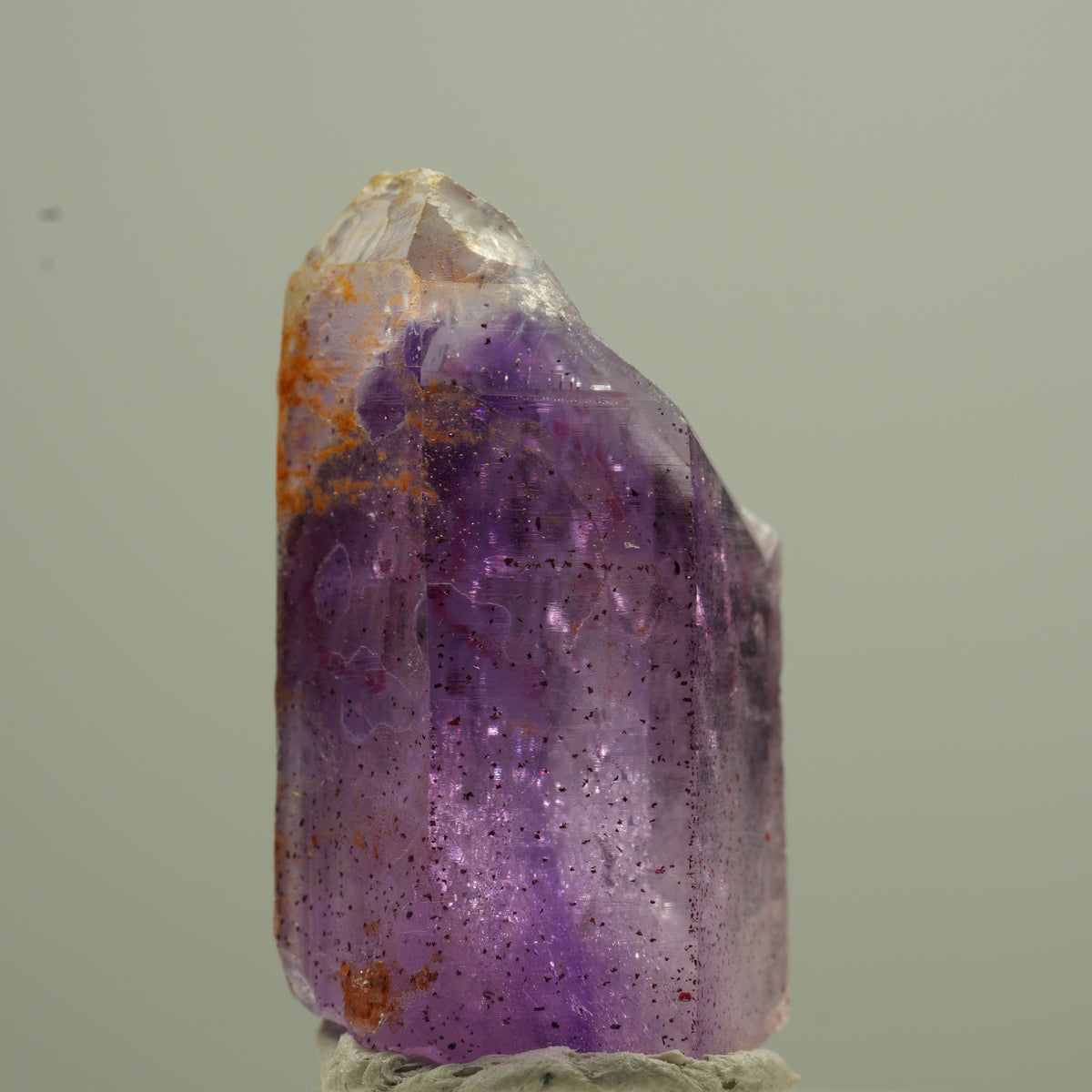 Enhydro Phantom Amethyst Spitze, 1x Blase Goboboseb, Namibia 14*8*7mm #13745