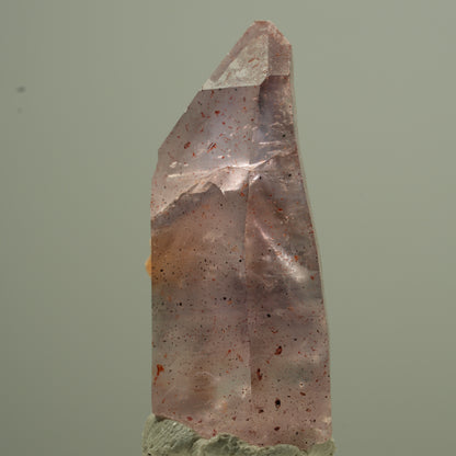 Seltene Phantom Amethyst mit Eisen Spitze Brandberg, Namibia 37*18*12mm #13747