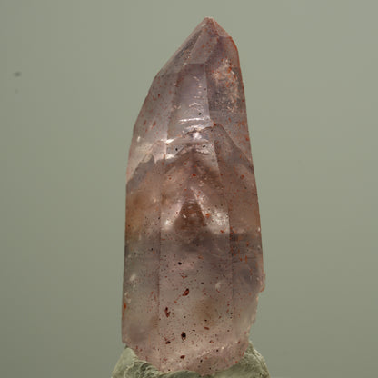 Seltene Phantom Amethyst mit Eisen Spitze Brandberg, Namibia 37*18*12mm #13747