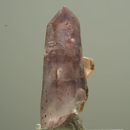 Seltene Phantom Amethyst mit Eisen Spitze Brandberg, Namibia 37*18*12mm #13747