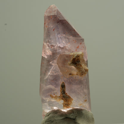 Seltene Phantom Amethyst mit Eisen Spitze Brandberg, Namibia 37*18*12mm #13747