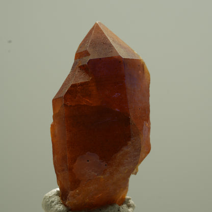 Seltene Phantom Amethyst mit Eisen Spitze Goboboseb, Namibia 35*19*15mm #13748