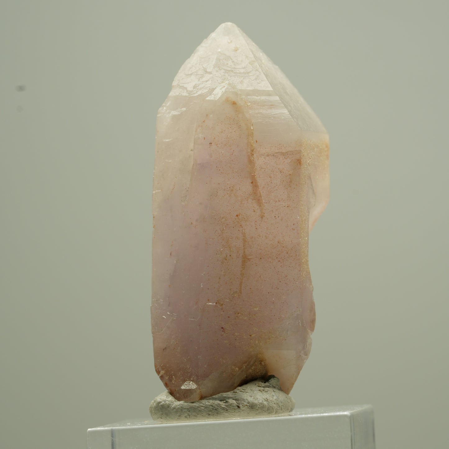 Schöne Skelett Phantom Amethyst Spitze Brandberg, Namibia 46*23*18mm #13751