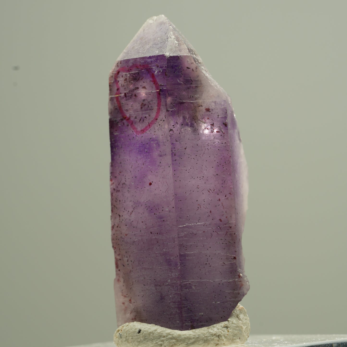 Enhydro Phantom Amethyst Spitze, 1x Blase Goboboseb, Namibia 18*15*13mm #13754