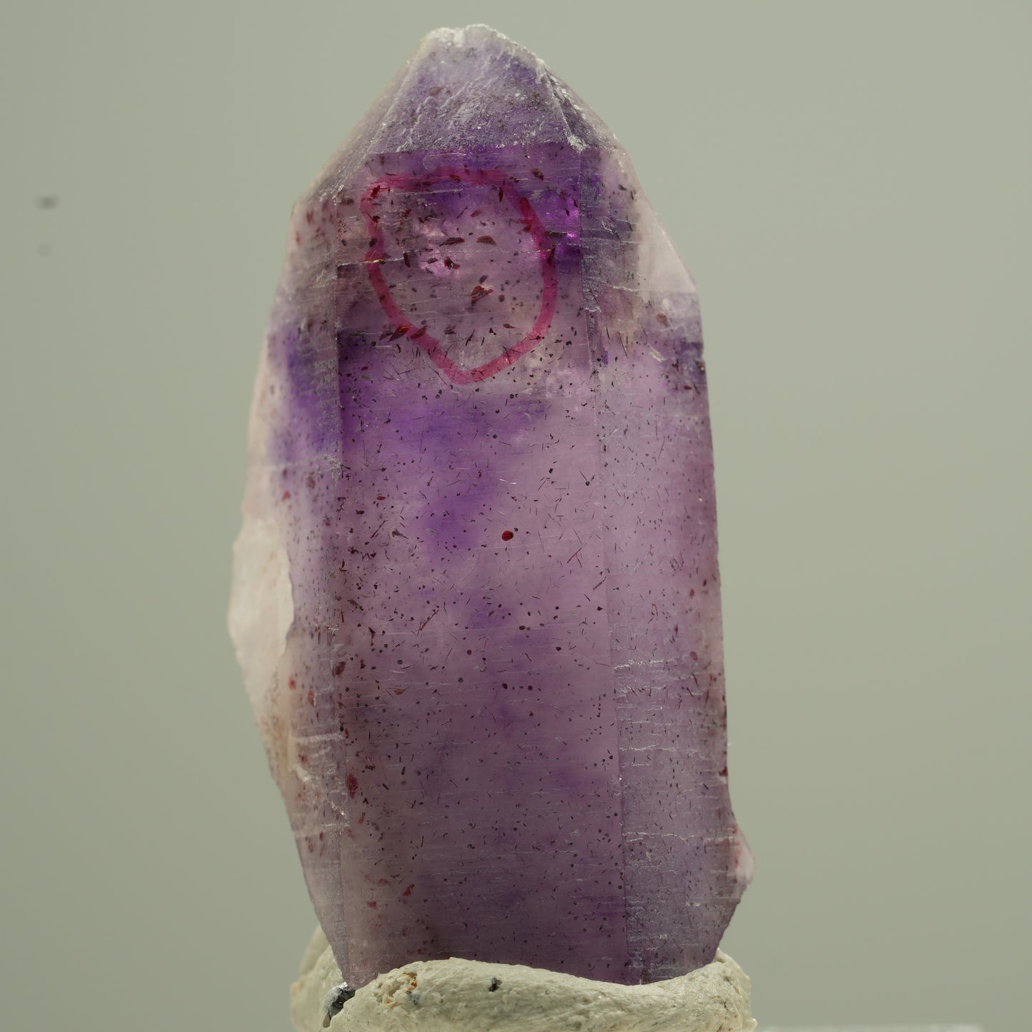 Enhydro Phantom Amethyst Spitze, 1x Blase Goboboseb, Namibia 18*15*13mm #13754