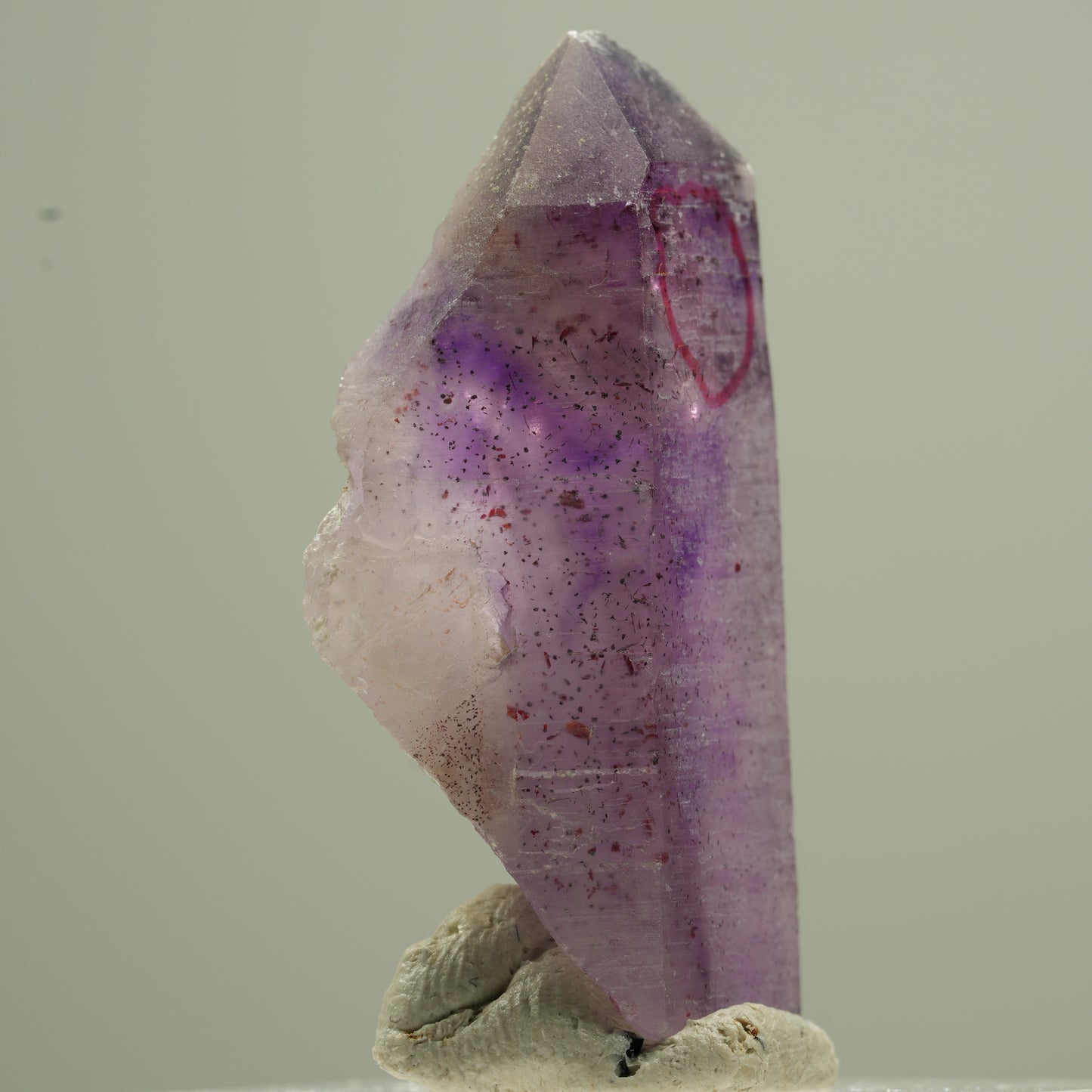 Enhydro Phantom Amethyst Spitze, 1x Blase Goboboseb, Namibia 18*15*13mm #13754
