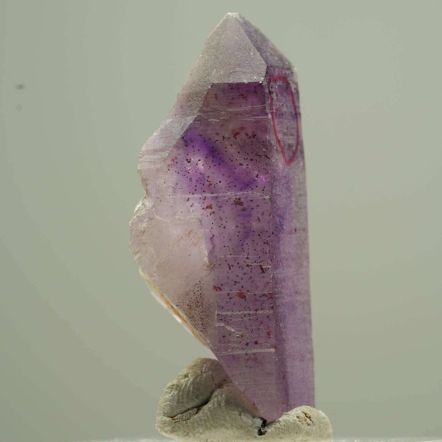 Enhydro Phantom Amethyst Spitze, 1x Blase Goboboseb, Namibia 18*15*13mm #13754
