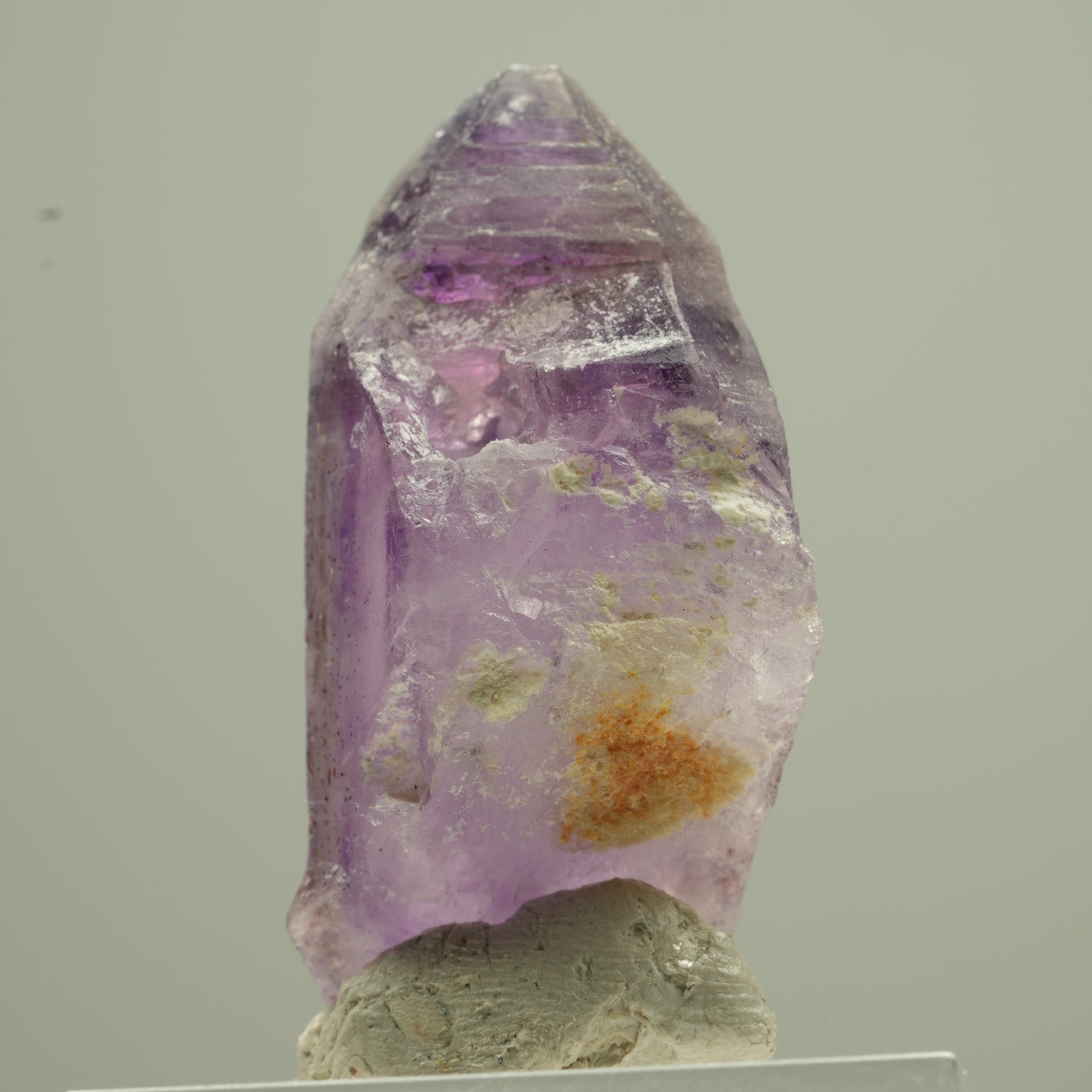 Enhydro Phantom Amethyst Spitze, 1x Blase Goboboseb, Namibia 18*15*13mm #13754