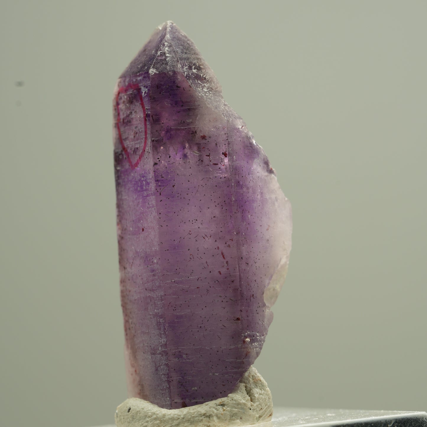 Enhydro Phantom Amethyst Spitze, 1x Blase Goboboseb, Namibia 18*15*13mm #13754