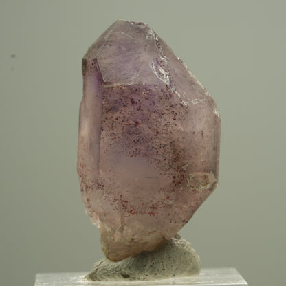 Seltene Phantom Amethyst Zepter mit Eisen Spitze Goboboseb, Namibia 37*20*16mm #13756