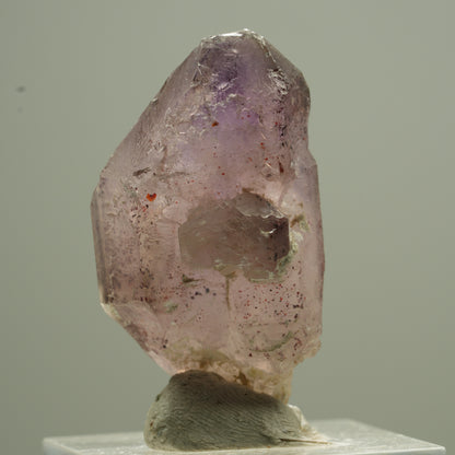 Seltene Phantom Amethyst Zepter mit Eisen Spitze Goboboseb, Namibia 37*20*16mm #13756
