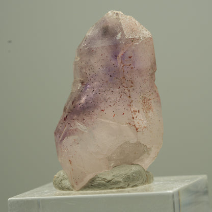 Seltene Phantom Amethyst Zepter mit Eisen Spitze Goboboseb, Namibia 32*19*16mm #13757